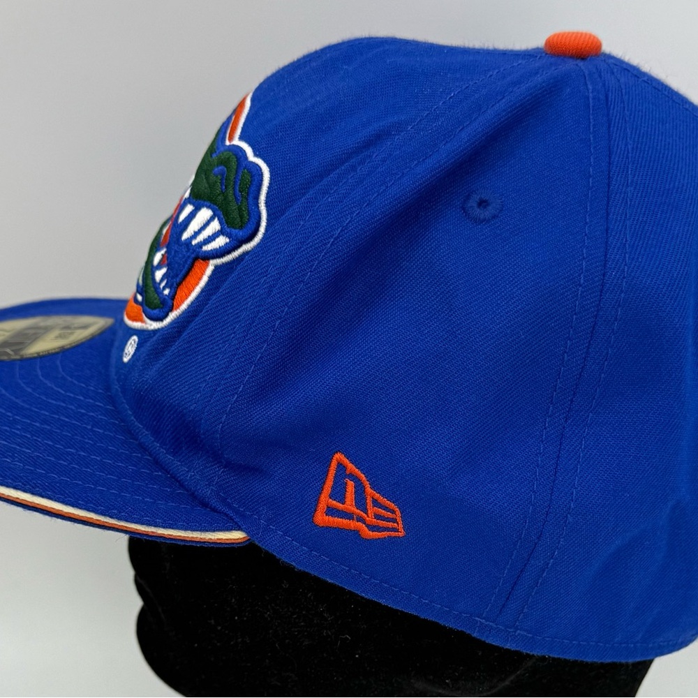 University of Florida Gators UF New Era 59FIFTY Flat Bill 7 3/8 Wool Hat Cap FL - Picture 5 of 11